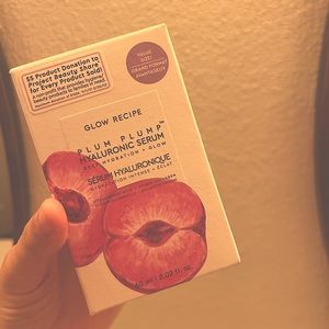 Glow recipie plum plump serum jumbo size new sealed unopened box